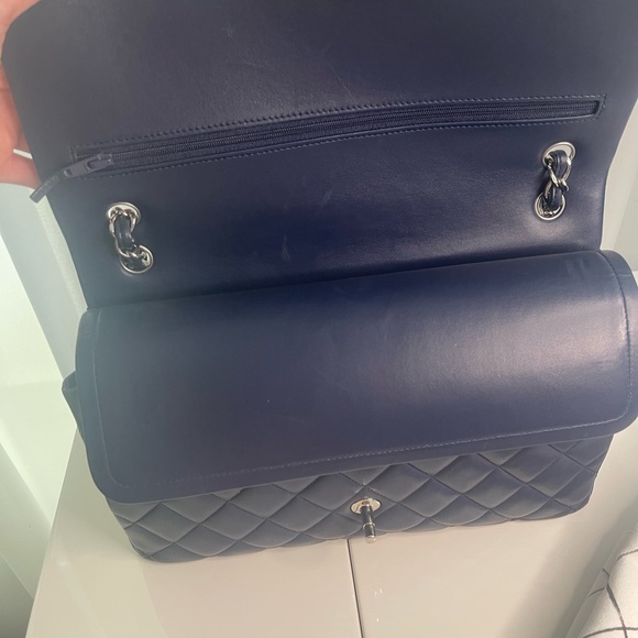 Chanel jumbo double flap, lambskin, blue🫐 - Picture 3 of 9